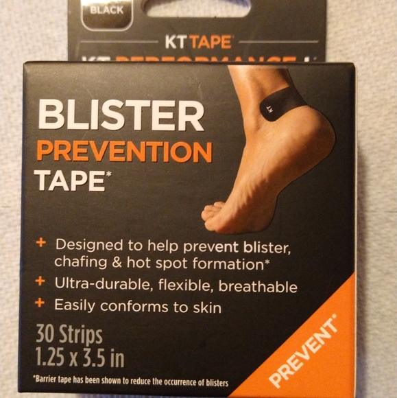 Blister prevention tape strips (black) - Picture 1 of 5